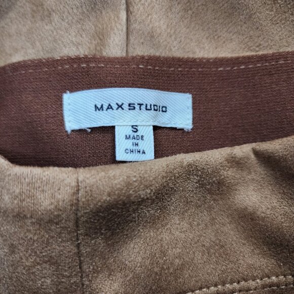 Max Studio Brown Faux Suede Legging Size‎ S - Picture 5 of 5